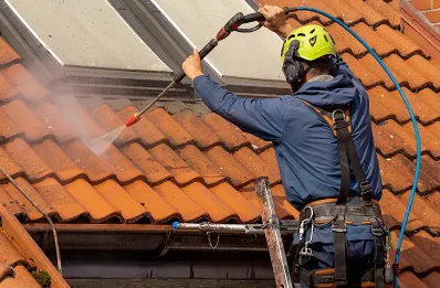Démoussage et hydrofuge de toiture à Bérenx